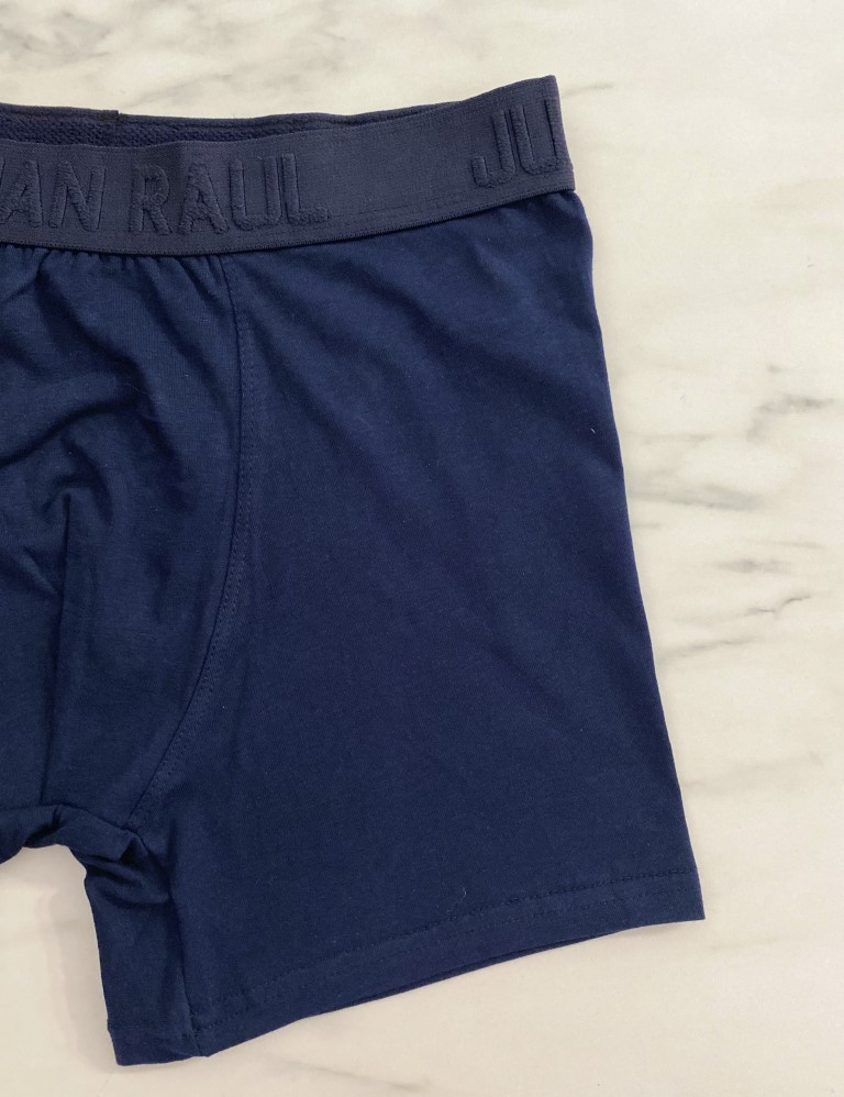 Ανδρικό βαμβακερό μπλε μποξεράκι μονόχρωμο JR254202 φωτογραφία